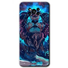 Poco X3 Pro Neon Aslan Baskılı Uyumlu Silikon Kılıf