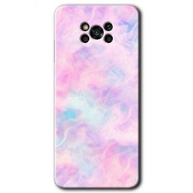 Poco X3 Pro Pembe Duman Baskılı Uyumlu Silikon Kılıf