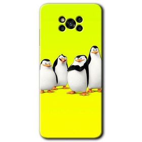 Poco X3 Pro Penguenler Baskılı Uyumlu Silikon Kılıf