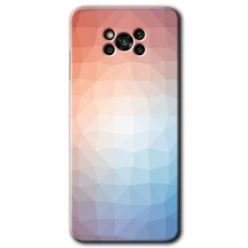 Poco X3 Pro Polygon Graident 3 Baskılı Uyumlu Silikon Kılıf