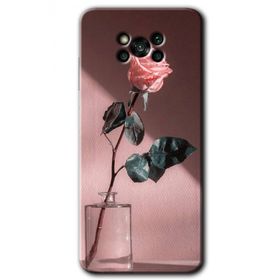 Poco X3 Pro Retro Gül Baskılı Uyumlu Silikon Kılıf