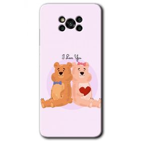 Poco X3 Pro Sevgili Ayıcık Baskılı Uyumlu Silikon Kılıf