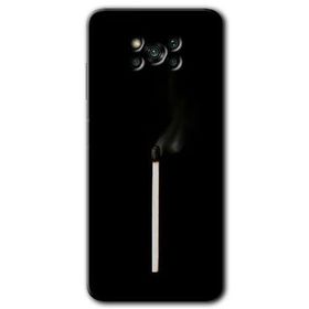 Poco X3 Pro Sönmüş Kibrit Baskılı Uyumlu Silikon Kılıf