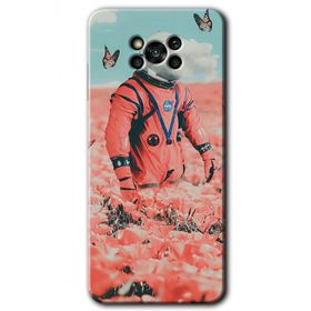 Poco X3 Pro Uzay Bahçesi Baskılı Uyumlu Silikon Kılıf