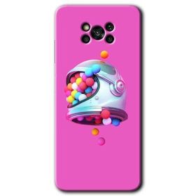 Poco X3 Pro Uzay Başlığı Baskılı Uyumlu Silikon Kılıf