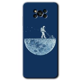 Poco X3 Pro Uzay İşçisi Baskılı Uyumlu Silikon Kılıf