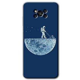 Poco X3 Pro Uzay İşçisi Baskılı Uyumlu Silikon Kılıf