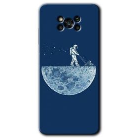 Poco X3 Pro Uzay İşçisi Baskılı Uyumlu Silikon Kılıf