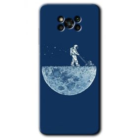 Poco X3 Pro Uzay İşçisi Baskılı Uyumlu Silikon Kılıf