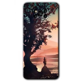 Poco X3 Pro Yalnız Savaşcı Baskılı Uyumlu Silikon Kılıf