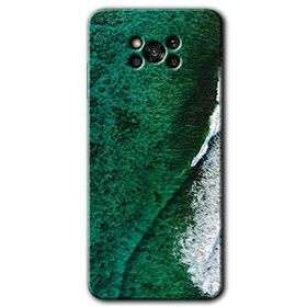 Poco X3 Pro Yeşil Okyanus Baskılı Uyumlu Silikon Kılıf