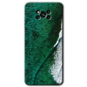 Poco X3 Pro Yeşil Okyanus Baskılı Uyumlu Silikon Kılıf