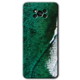 Poco X3 Pro Yeşil Okyanus Baskılı Uyumlu Silikon Kılıf