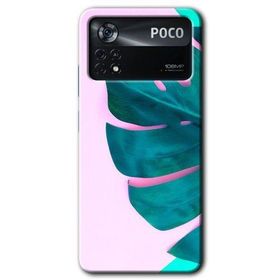 Poco X4 Pro 3D Yaprak Baskılı Uyumlu Silikon Kılıf