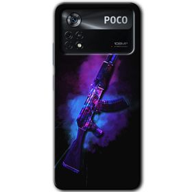 Poco X4 Pro AK Baskılı Uyumlu Silikon Kılıf
