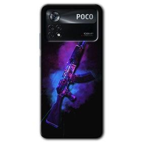 Poco X4 Pro AK Baskılı Uyumlu Silikon Kılıf