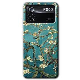 Poco X4 Pro Almond Blossom Baskılı Uyumlu Silikon Kılıf