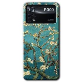Poco X4 Pro Almond Blossom Baskılı Uyumlu Silikon Kılıf