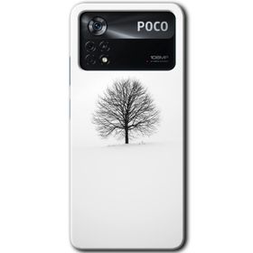 Poco X4 Pro Alone Tree Baskılı Uyumlu Silikon Kılıf