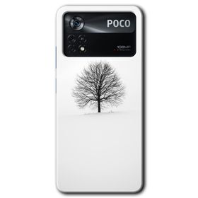 Poco X4 Pro Alone Tree Baskılı Uyumlu Silikon Kılıf