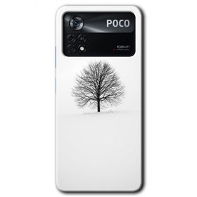 Poco X4 Pro Alone Tree Baskılı Uyumlu Silikon Kılıf