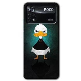 Poco X4 Pro Angry Duck Baskılı Uyumlu Silikon Kılıf