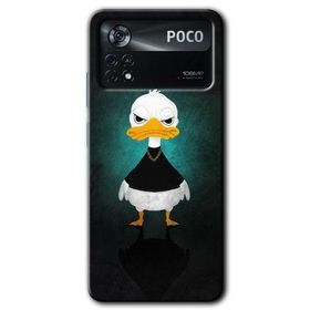 Poco X4 Pro Angry Duck Baskılı Uyumlu Silikon Kılıf