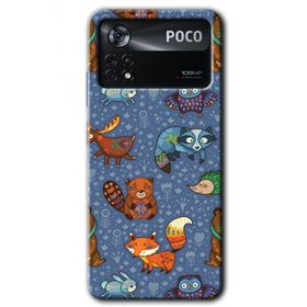 Poco X4 Pro Animals Funny Baskılı Uyumlu Silikon Kılıf