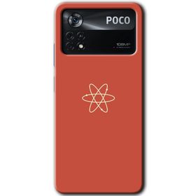 Poco X4 Pro Atom Baskılı Uyumlu Silikon Kılıf