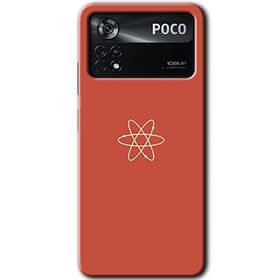 Poco X4 Pro Atom Baskılı Uyumlu Silikon Kılıf