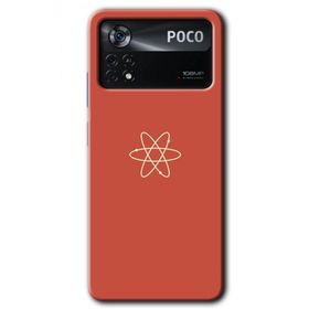 Poco X4 Pro Atom Baskılı Uyumlu Silikon Kılıf