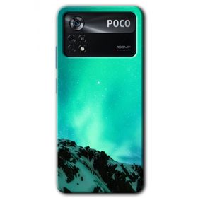 Poco X4 Pro Aurora Baskılı Uyumlu Silikon Kılıf