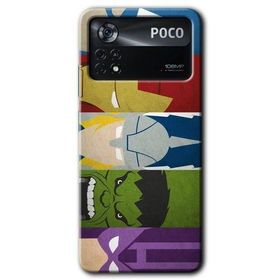 Poco X4 Pro Avengers 1 Baskılı Uyumlu Silikon Kılıf