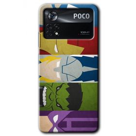 Poco X4 Pro Avengers 1 Baskılı Uyumlu Silikon Kılıf