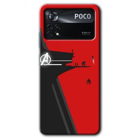 Poco X4 Pro Avengers Tower Baskılı Uyumlu Silikon Kılıf