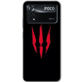 Poco X4 Pro Ayı Pençesi Baskılı Uyumlu Silikon Kılıf