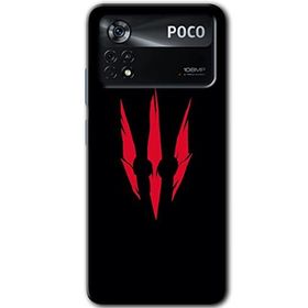 Poco X4 Pro Ayı Pençesi Baskılı Uyumlu Silikon Kılıf