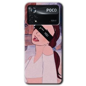 Poco X4 Pro Bad Girl Baskılı Uyumlu Silikon Kılıf