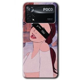 Poco X4 Pro Bad Girl Baskılı Uyumlu Silikon Kılıf