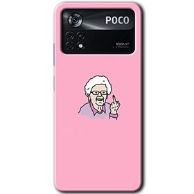 Poco X4 Pro Bad Grandmother Baskılı Uyumlu Silikon Kılıf