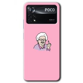 Poco X4 Pro Bad Grandmother Baskılı Uyumlu Silikon Kılıf