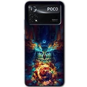 Poco X4 Pro Ballı Baykuş Baskılı Uyumlu Silikon Kılıf