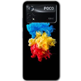 Poco X4 Pro Black 1 Baskılı Uyumlu Silikon Kılıf