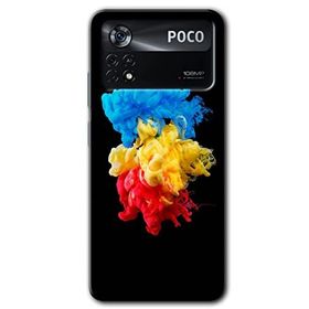 Poco X4 Pro Black 1 Baskılı Uyumlu Silikon Kılıf