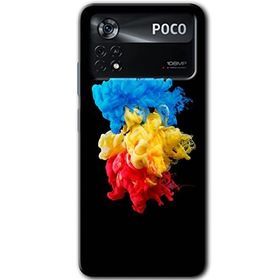 Poco X4 Pro Black 1 Baskılı Uyumlu Silikon Kılıf