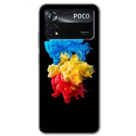 Poco X4 Pro Black 1 Baskılı Uyumlu Silikon Kılıf