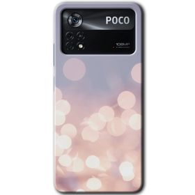 Poco X4 Pro Blur Lights Baskılı Uyumlu Silikon Kılıf