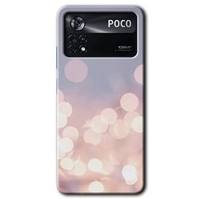 Poco X4 Pro Blur Lights Baskılı Uyumlu Silikon Kılıf