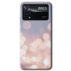 Poco X4 Pro Blur Lights Baskılı Uyumlu Silikon Kılıf