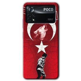 Poco X4 Pro Bozkurt Atam Baskılı Uyumlu Silikon Kılıf
